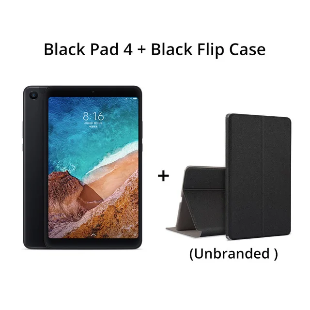 Black N Flip Case Xiaomi mi Pad 4 Plus mi Pad 4 Plus 64 Гб 128 ГБ ПК планшет 10," Snapdragon 660 8620 мАч 1920x1200 Мп+ МП 4G планшет Android - Комплект: Black N Flip Case