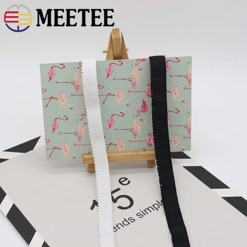 21 метр Meetee 12 мм эластичное кружево отделка Лента тканевая лента DIY Детские