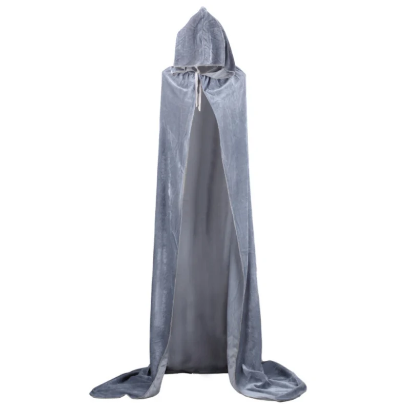 Пальто для Хэллоуина Рождественский плащ-накидка с рисунком грима однотонный