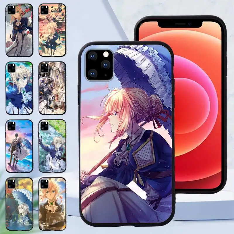 

Violet Evergarden Phone Case for iphone5 6 7 8 11 12 5c 5s 6s se xs max mini pro plus Cover Shell