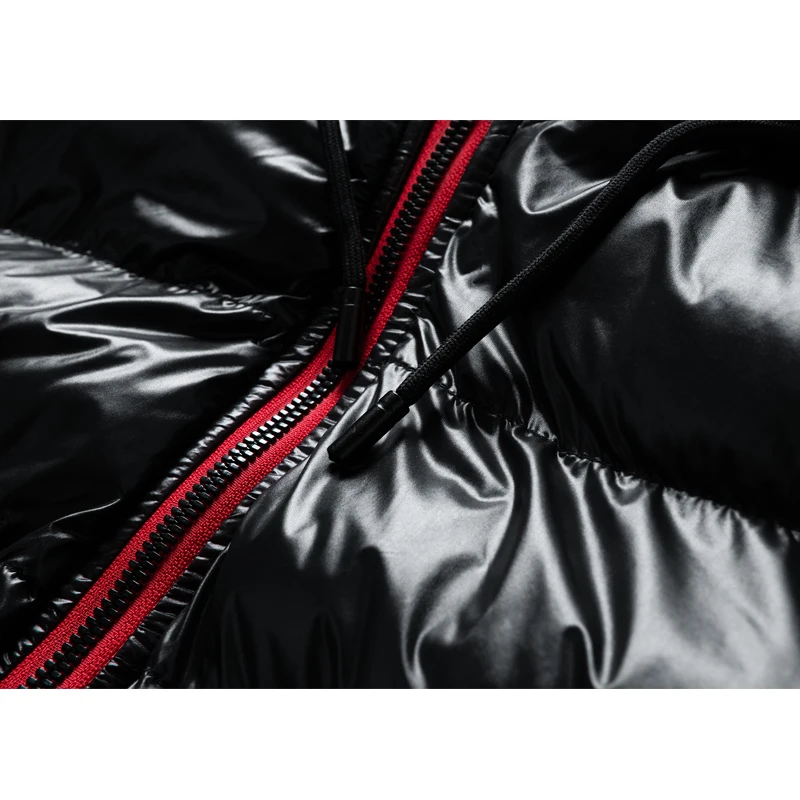 2021 New Double Face Waterproof Winter Jacket Men Casual Solid Color Removable Hat Windproof Parkas Men Streetwear Warm Coat Men