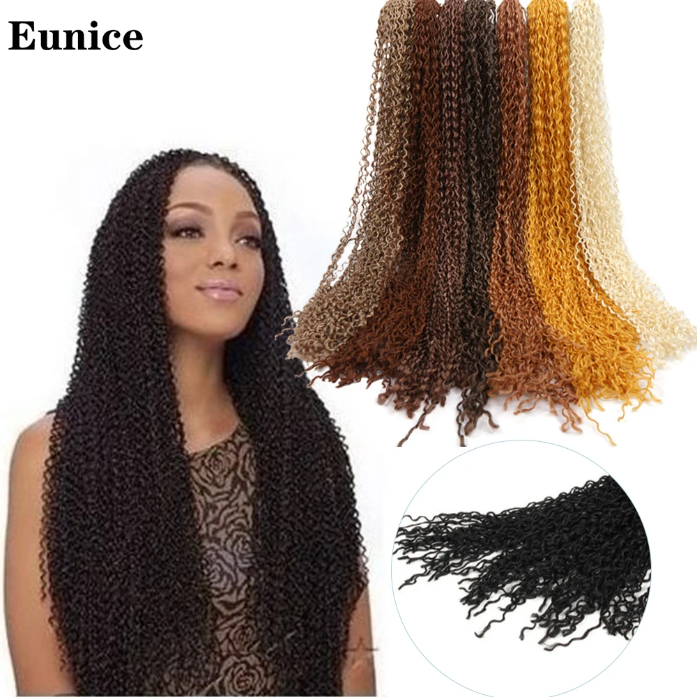 

Eunice ZIZI Braid Hair #613 Blonde Crochet Braids Synthetic Braiding Hair Freetress Crochet Braid Kinky Curly Micro Knot Curl