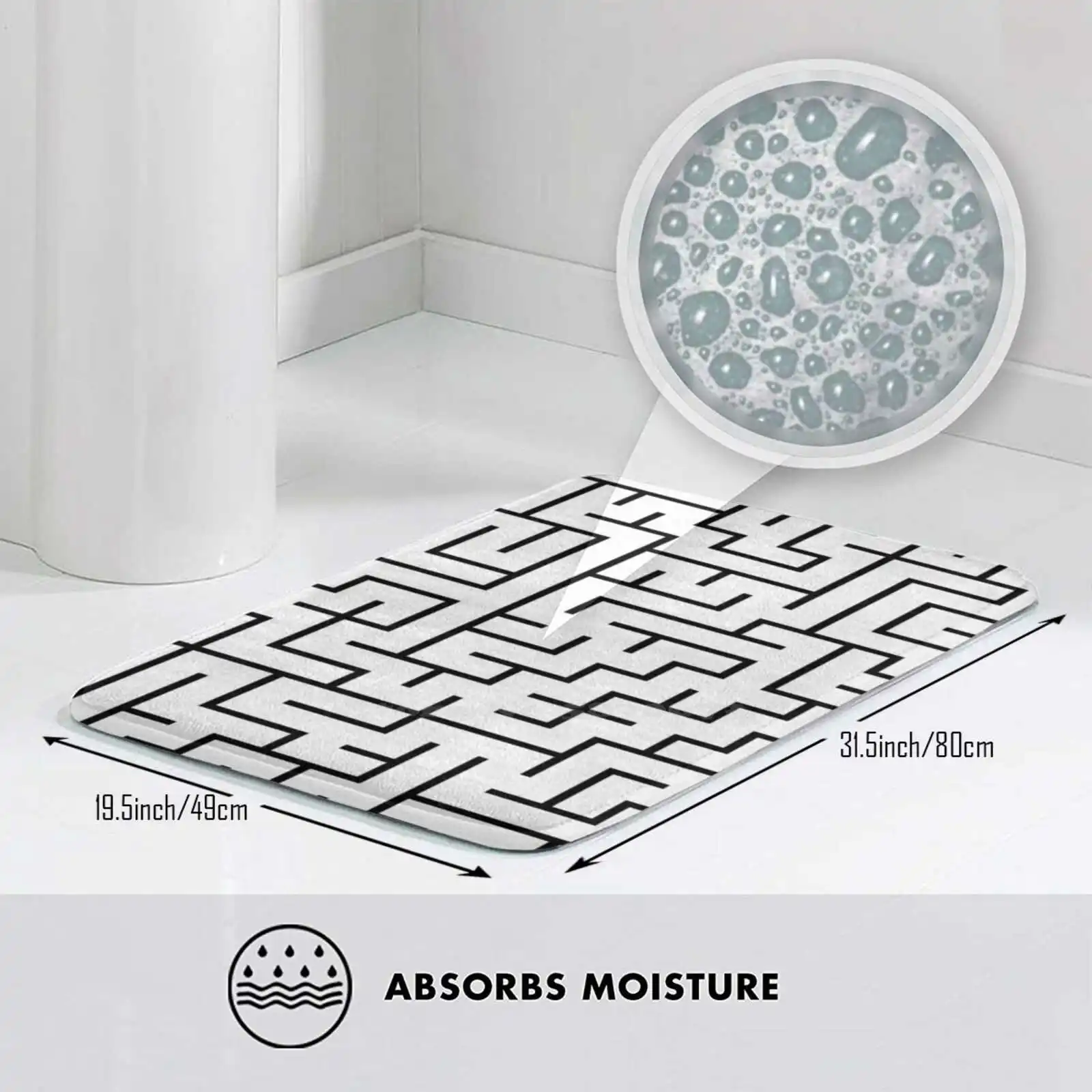 Мягкая подушка с лабиринтом домашний ковер дверной коврик автомобильный The Maze