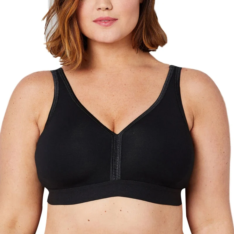 

Women Fashion Casual Ultra-thin Solid Color Bra No Trace Large Size