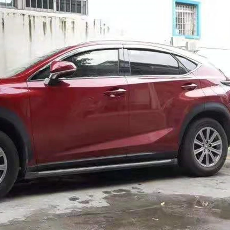 

Use For Lexus NX Series Window Visor 2015--2020 Year Plating Side Sun Rain Protection Shield Exterior Body Kit Accessories 6 Pcs