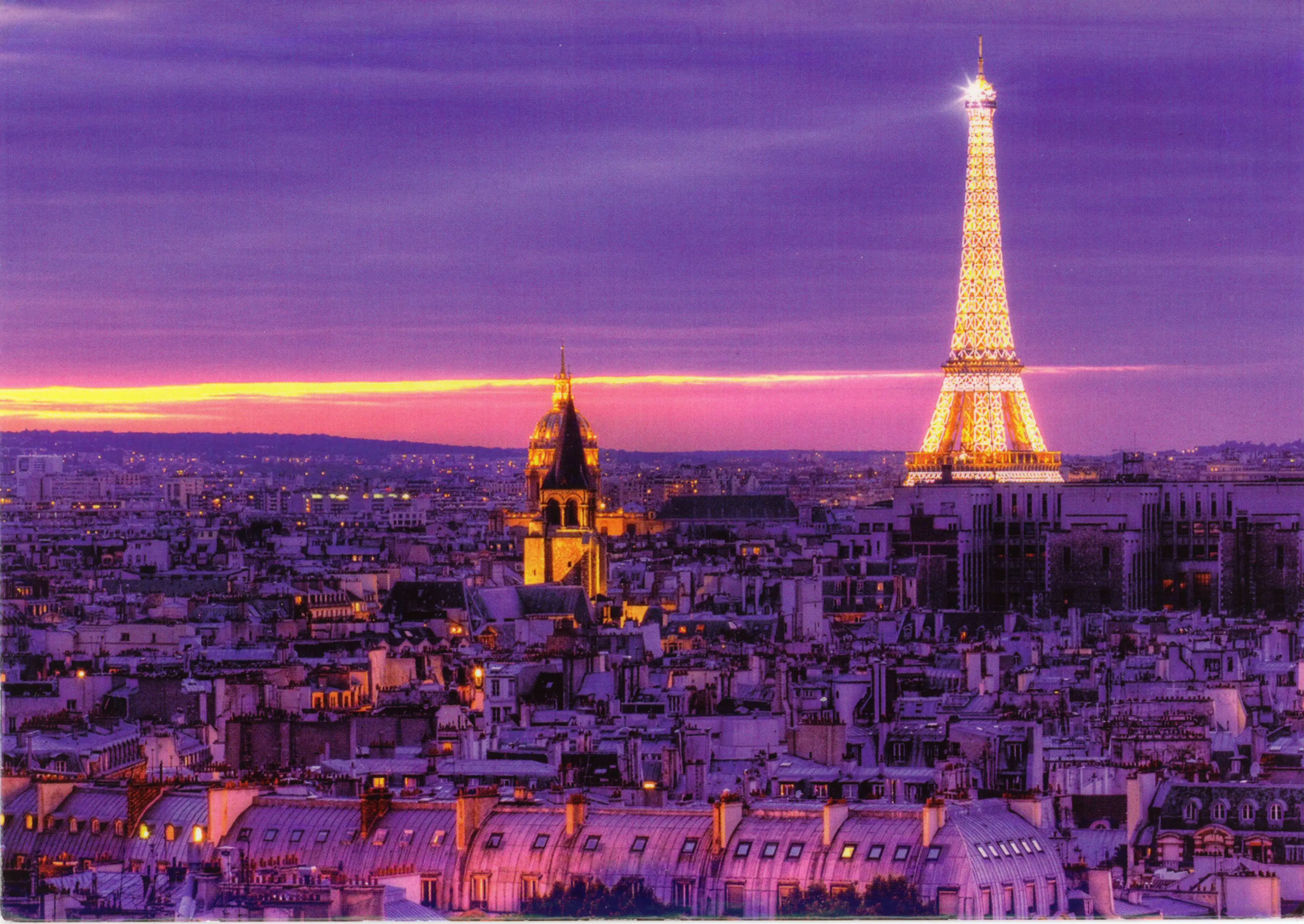 

400x300 мм почтовая карта _ Paris jumbo магнит для холодильника фотомагнит