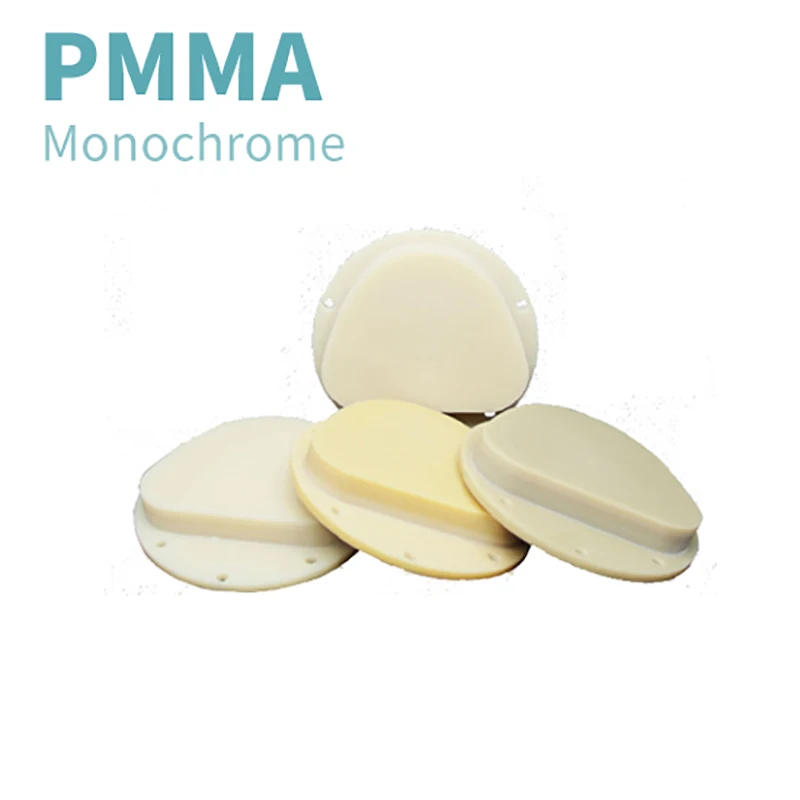 Pmma For Dental  Temporary Crown Bridge 5 Pieces 71mm 13mm Amann Girrbach Monochrome Disc Single Color