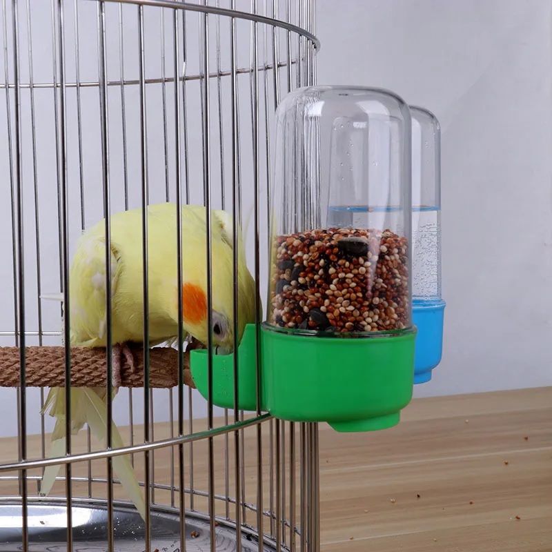 

Bird Water Drinker Automatic Feeder For Chickens Houseen Parrot Feeder Goods For Parrots Plastic For Birds Cage Accessories