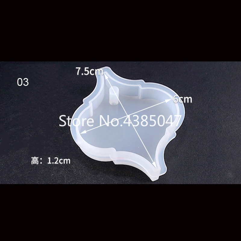 Волнистые шестиугольные формы в форме сердца волнистые Овальные Expoxy полимерные