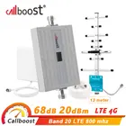 Усилитель сотового сигнала Callboost 4g, диапазон 800 МГц, усилитель сотовой связи 20, усилитель 4g, ретранслятор сетевого сигнала, антенна