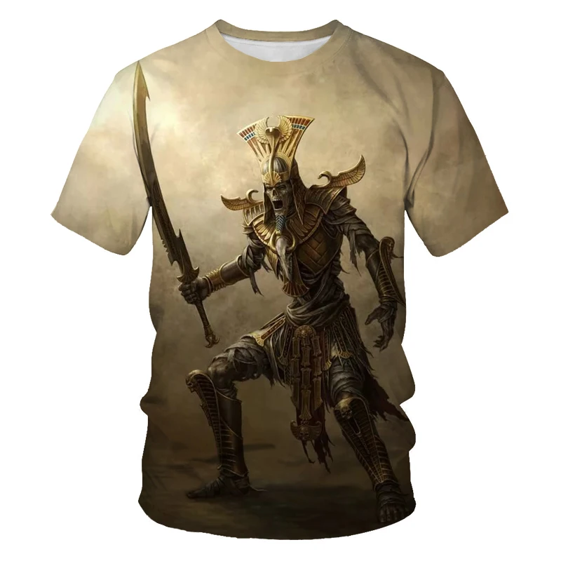 

2021 new T-shirt black skull series 3D printed T-shirt horror O-neck Harajuku T-shirt oversized breathable men's 100-6XL summer