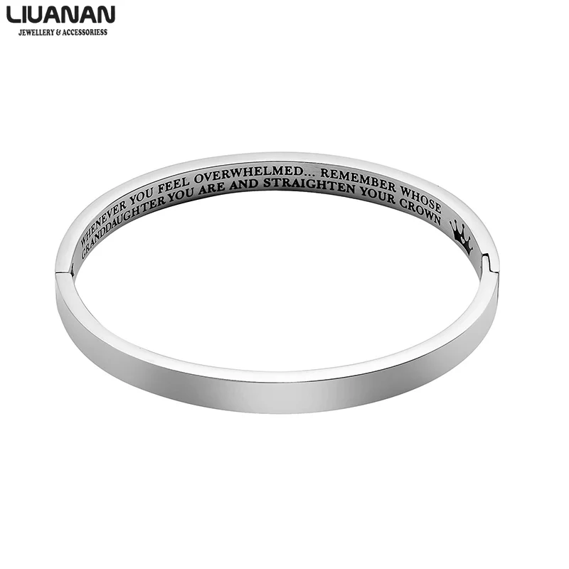 Браслет на запястье из нержавеющей стали подарок для женщин ювелирные изделия