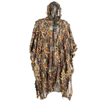 3d leaf ghillie suit mens hunting camouflage suit hunters camo clothing outdoor yowie sniper birdwatch bionic clothes apparel