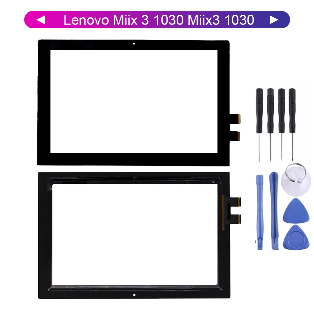 Kuero для lenovo Miix 3 1030 Miix3 1030 ЖК-экран дигитайзер Сенсорная панель стеклянная сборка бесплатные инструменты