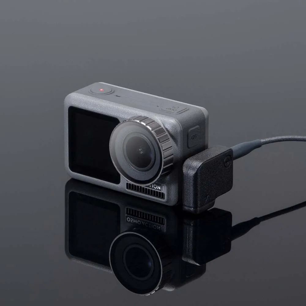 Адаптер для микрофона CYNOVA с двумя планками от 3 5 мм DJI OSMO | Электроника