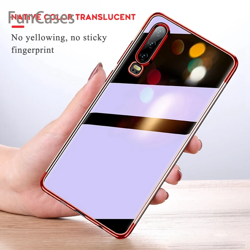 Мягкий чехол с покрытием для huawei Y7Prime Y9 P smart 2019 P30 P20 Lite Pro Honor 8X 8C 7C RU 7A 8 9 10 прозрачный