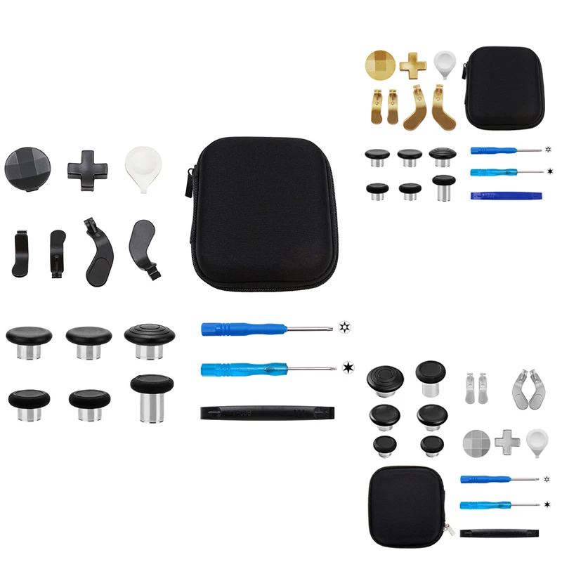 

For One Elite Handle 2Nd Generation Button Accessory Set Thumbsticks Joystick Caps Rocker Cross Key Puller