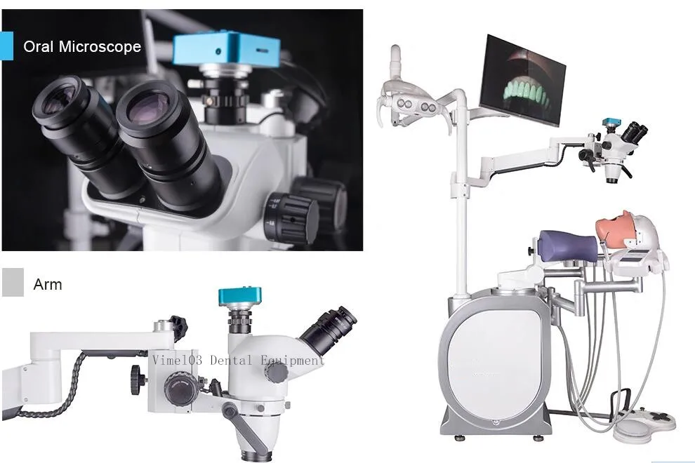 Дополнительное стоматологическое оборудование микроскоп с камерой для
