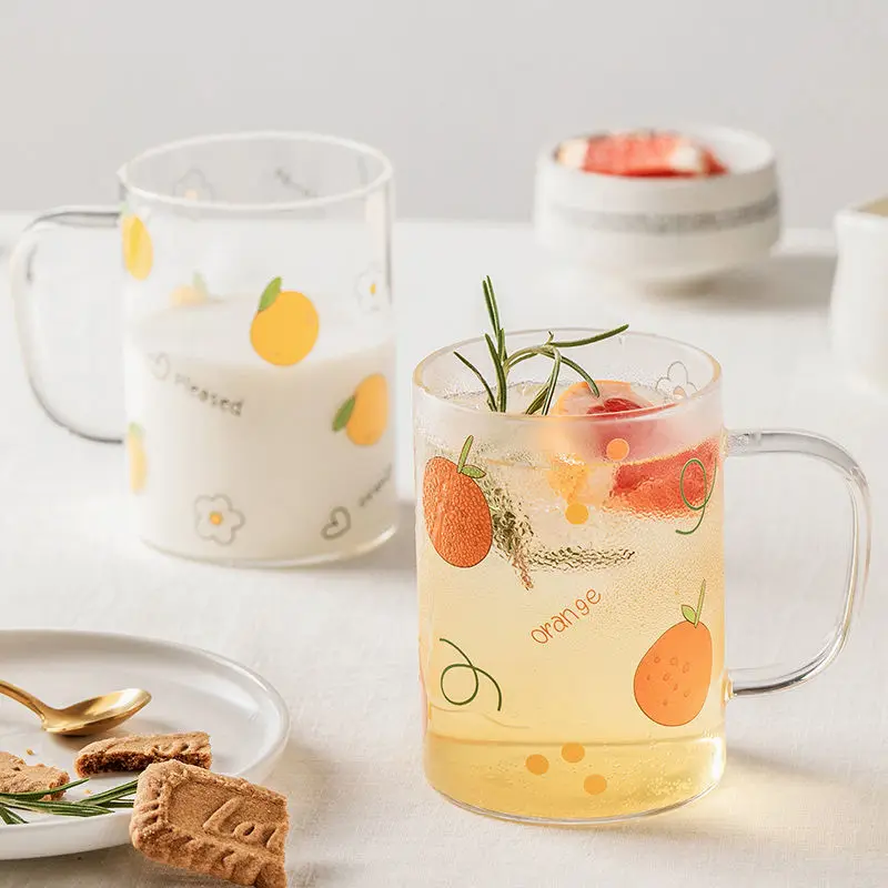 

Кружка стеклянная прозрачная простая ложка с крышкой в скандинавском стиле Ins Милая керамическая Бытовая чашка для питья для девочек