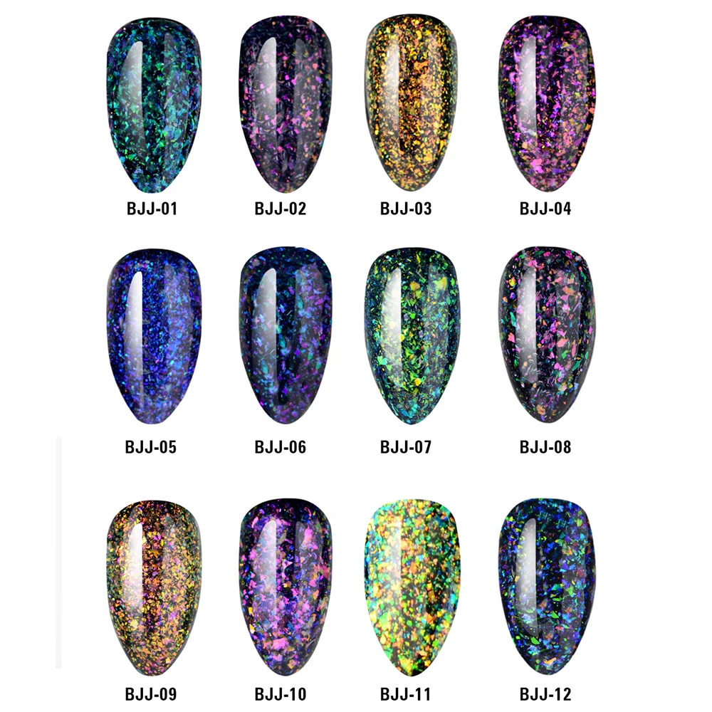 Лак для ногтей 24 цвета зеркальный голографический блестящий | Красота и здоровье