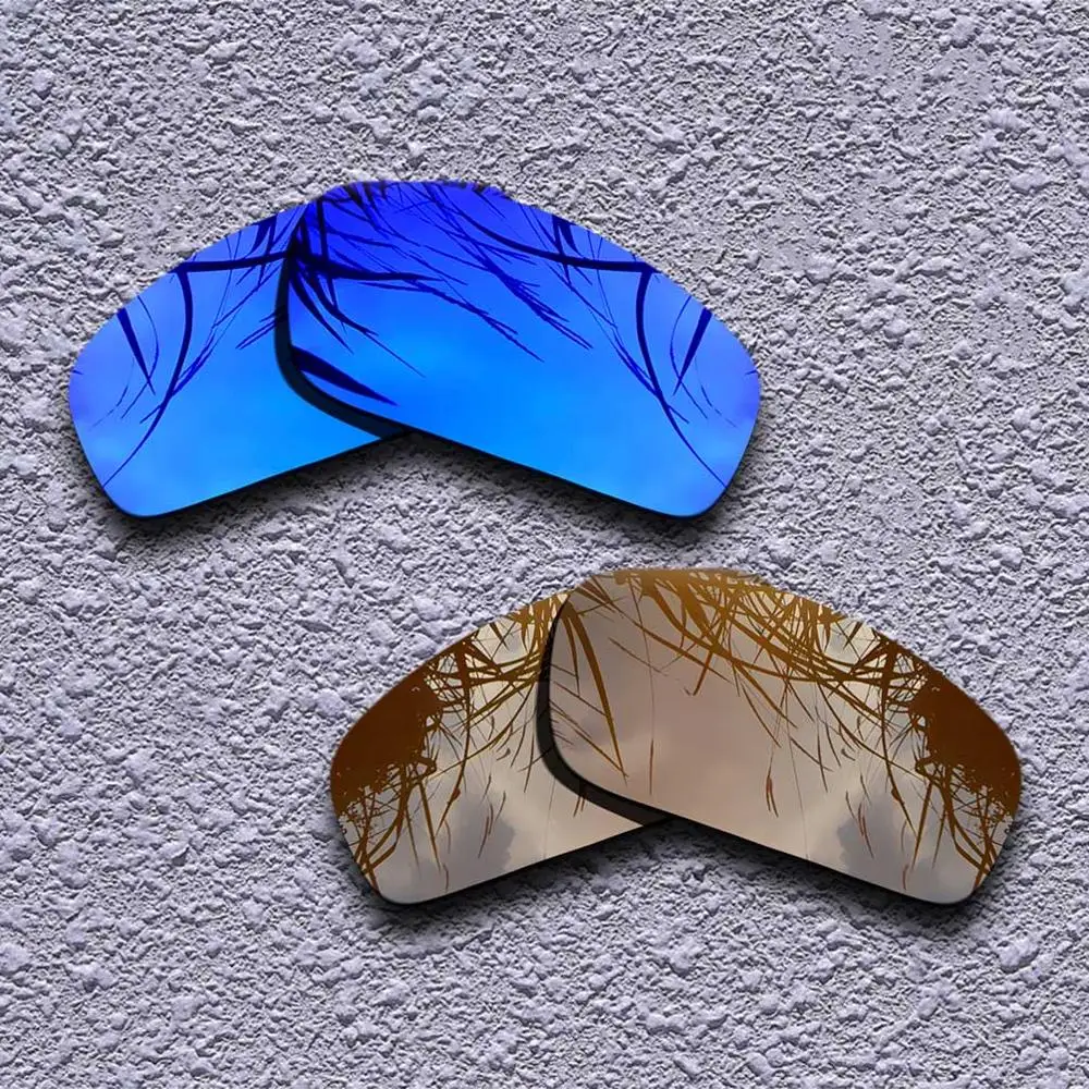 2 пары поляризованных сменных линз для солнцезащитных очков Oakley Monster Pup несколько