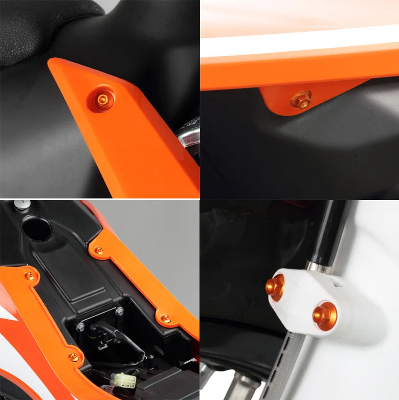 Набор самонарезающих болтов для мотоциклов KTM EXC EXCF XC XCF SX SXF TPI 6 дней 125 250 300 350 400 450