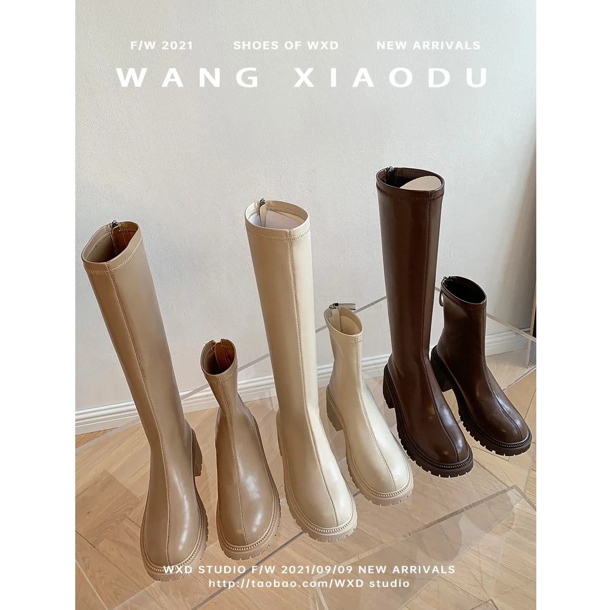 

Spring Autumn Women Knee High Knight Boots Women's British Style 2022 Summer Ankle New Thick Soled Knight Boots