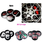 Для Mitsubishi Lancer 9 10 Asx Outlander 3 Pajero Sport L200 автомобильный Стайлинг 4 шт. 56 мм Металлические колпачки для центра колеса наклейка