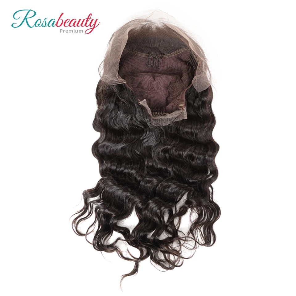 [Rosabeauty] OneCut волосы свободная волна 8-28 дюймов 13х6 человеческие Remy кружева