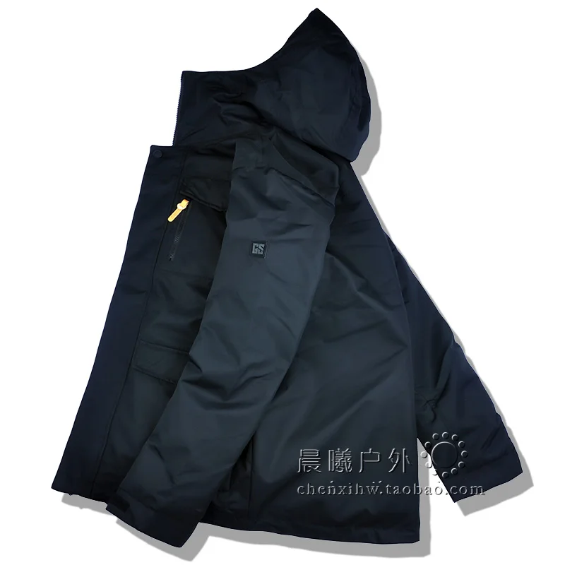 Мужская зимняя куртка с капюшоном непродуваемая и водонепроницаемая | Спорт