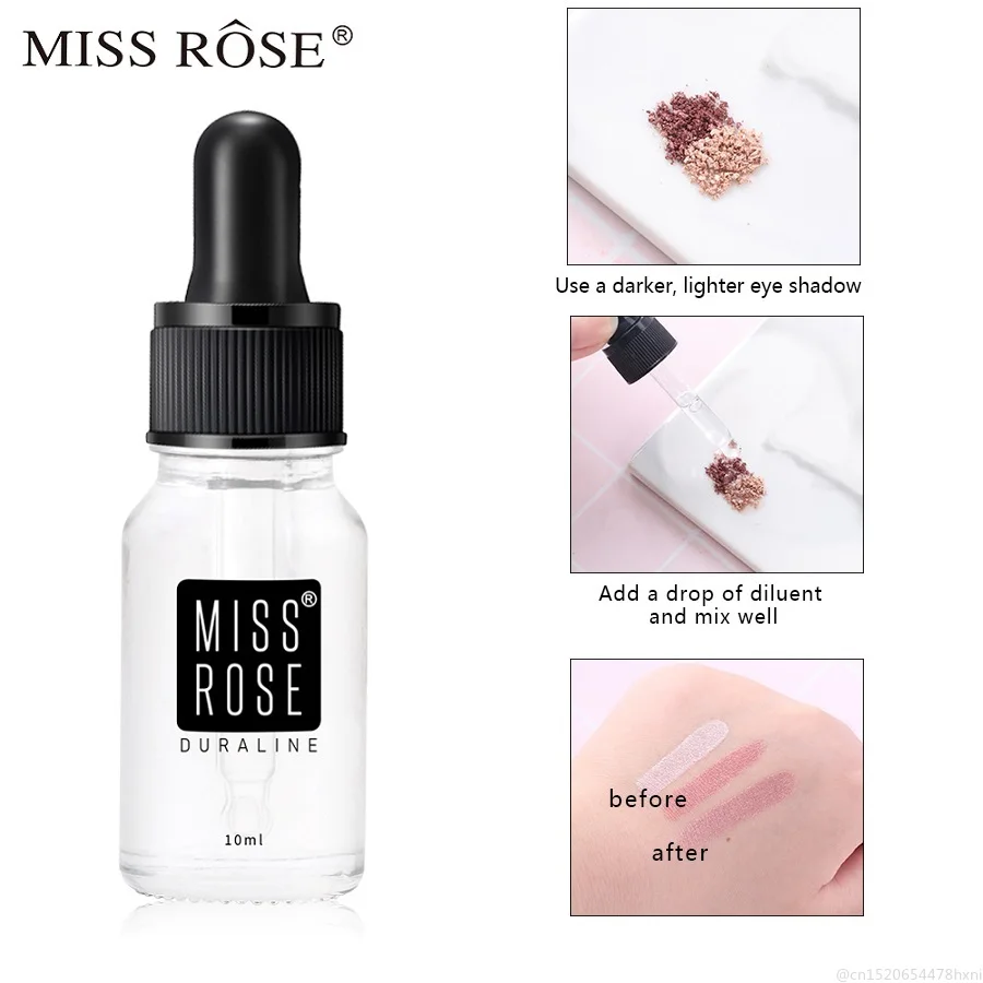 Новая жидкость для растушевки теней макияжа MISS ROSE пудра румян лак ногтей