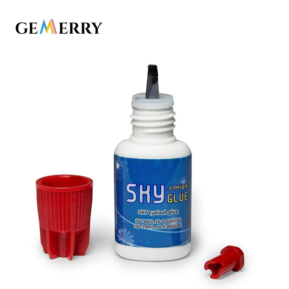 Клей для наращивания ресниц Sky S + 3 и 5 шт. клей накладных сильный удержания 7 недель