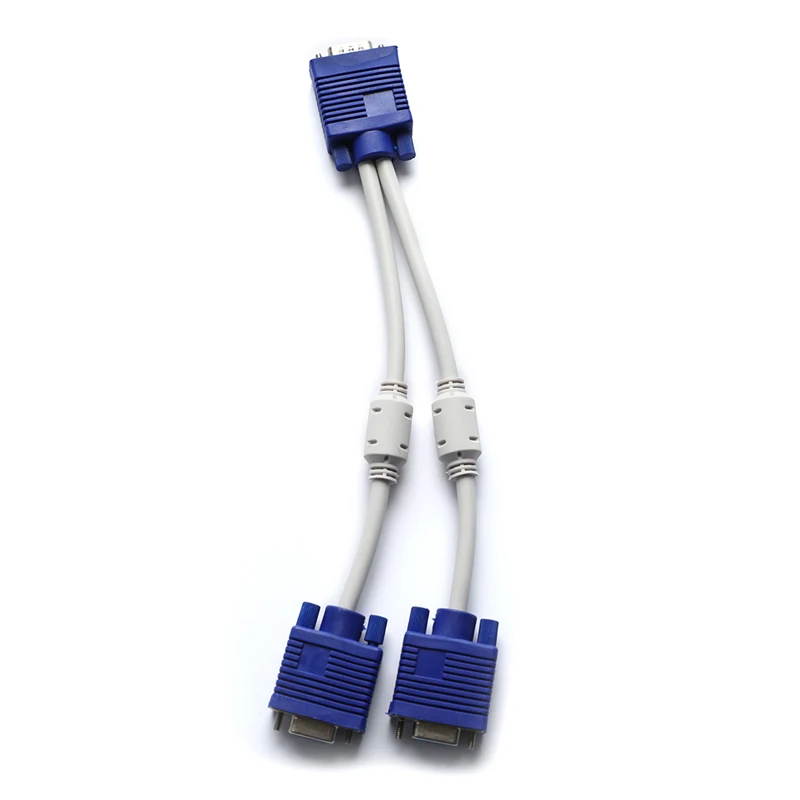 Переходник-удлинитель с двумя разъемами VGA и HDB15 |