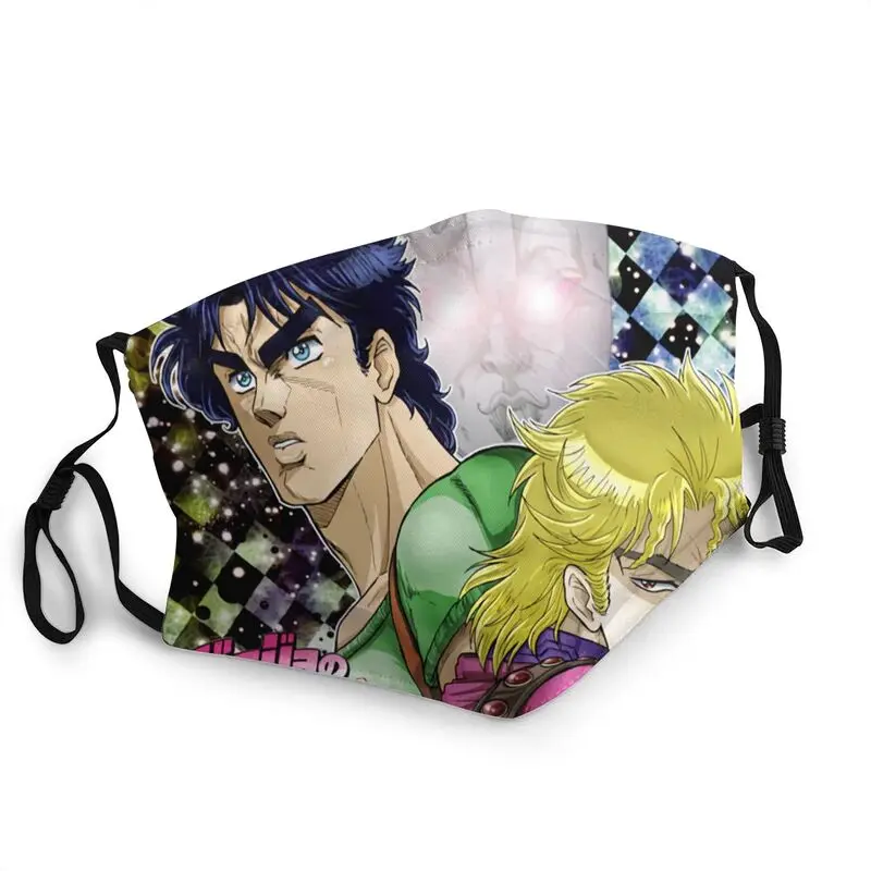 Регулируемая Маска для лица с защитой от пыли манги Джоджо невероятные