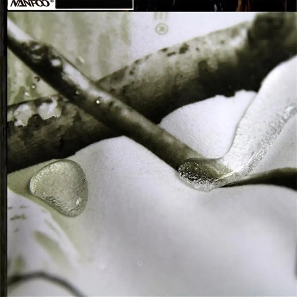 Зимний теплый альпинистский походный костюм снежно-белая камуфляжная для охоты