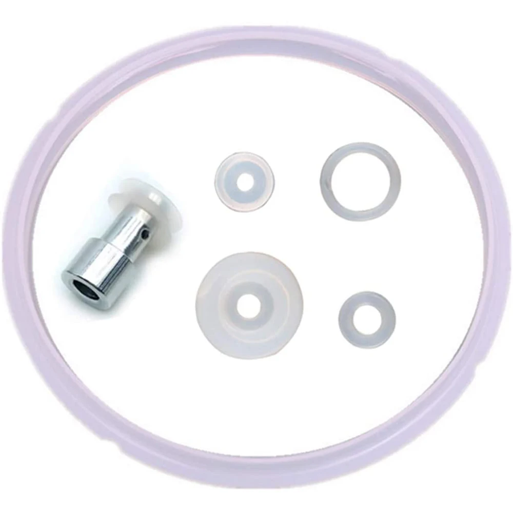 

Silicone Sealing Gaskets Float Valve Sealer Parts Set for 5 or 6 Quart Pressure Cooker Model for YBD60-100, PPC780, PPC770