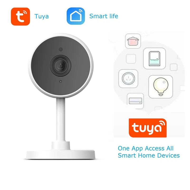 2MP HD Wireless IP Camera WiFi Indoor Camera Mini Pet Video Surveillance Camera With WiFi Baby Monitor 1080P Smart Home Tuya APP