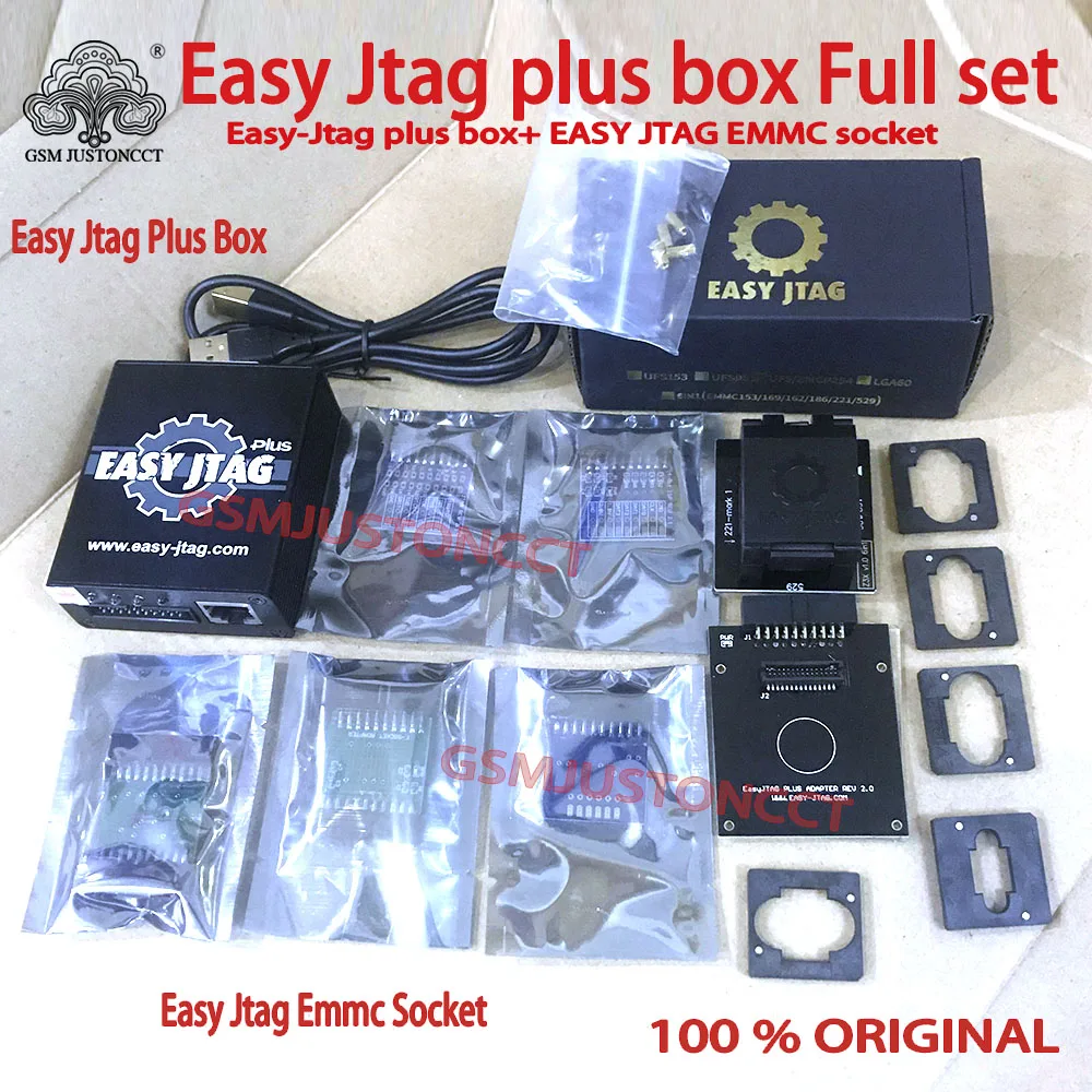 2022 New version Full set Easy Jtag plus box Easy-Jtag box+ EASY JTAG EMMC socket |