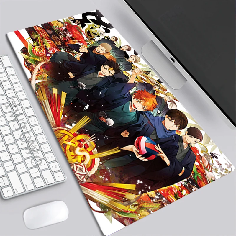 Коврик для мыши Haikyuu с теплой кровью большой домашний коврик Настольный