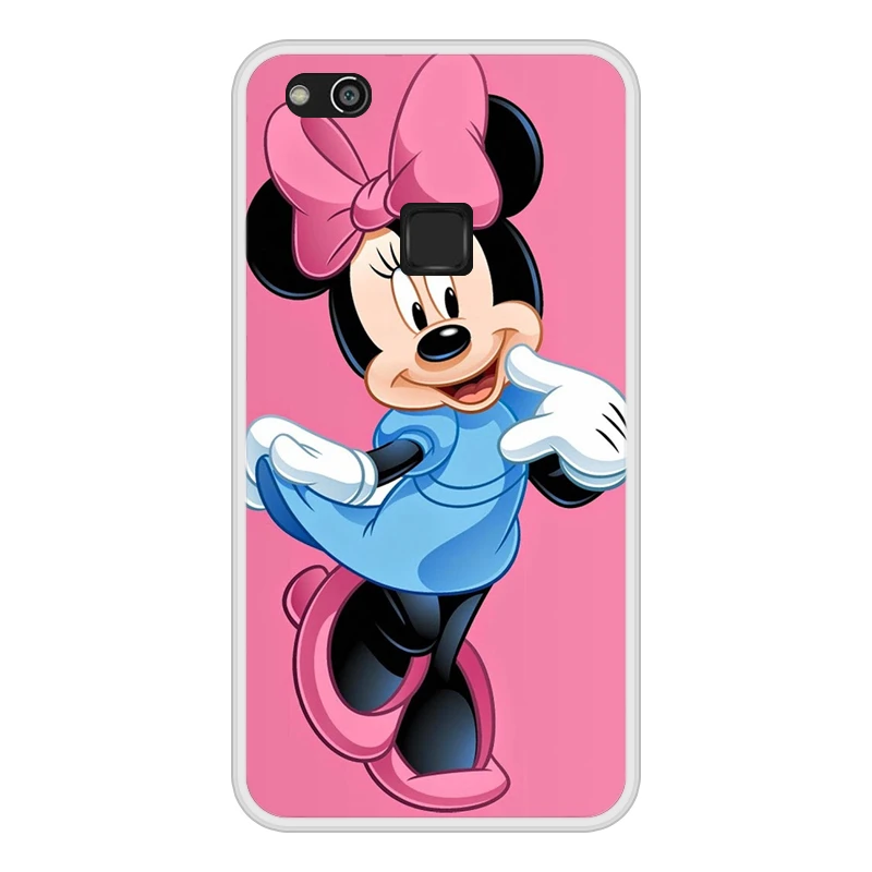 Case for Huawei P10 Lite Soft Silicone TPU Mickey Minnie Pattern Painting Cover Coque P 10 P10Lite Phone |