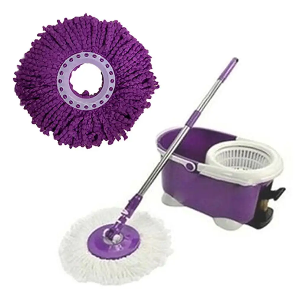 

Durable 360 Rotating Head Easy Use Microfiber Spinning Floor Cloth Mop Head