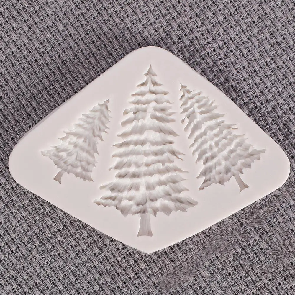 Силиконовая форма для помадки в форме рождественской елки кухонные инструменты