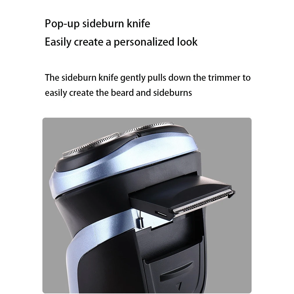 Бритва Surker электрическая Мужская триммер с тройным лезвием зарядка через USB | Дом