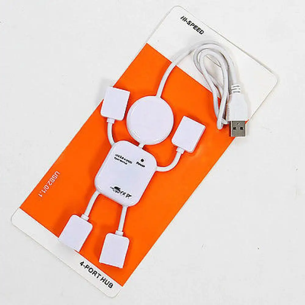 

1 шт., высокоскоростной USB-разветвитель с 4 портами