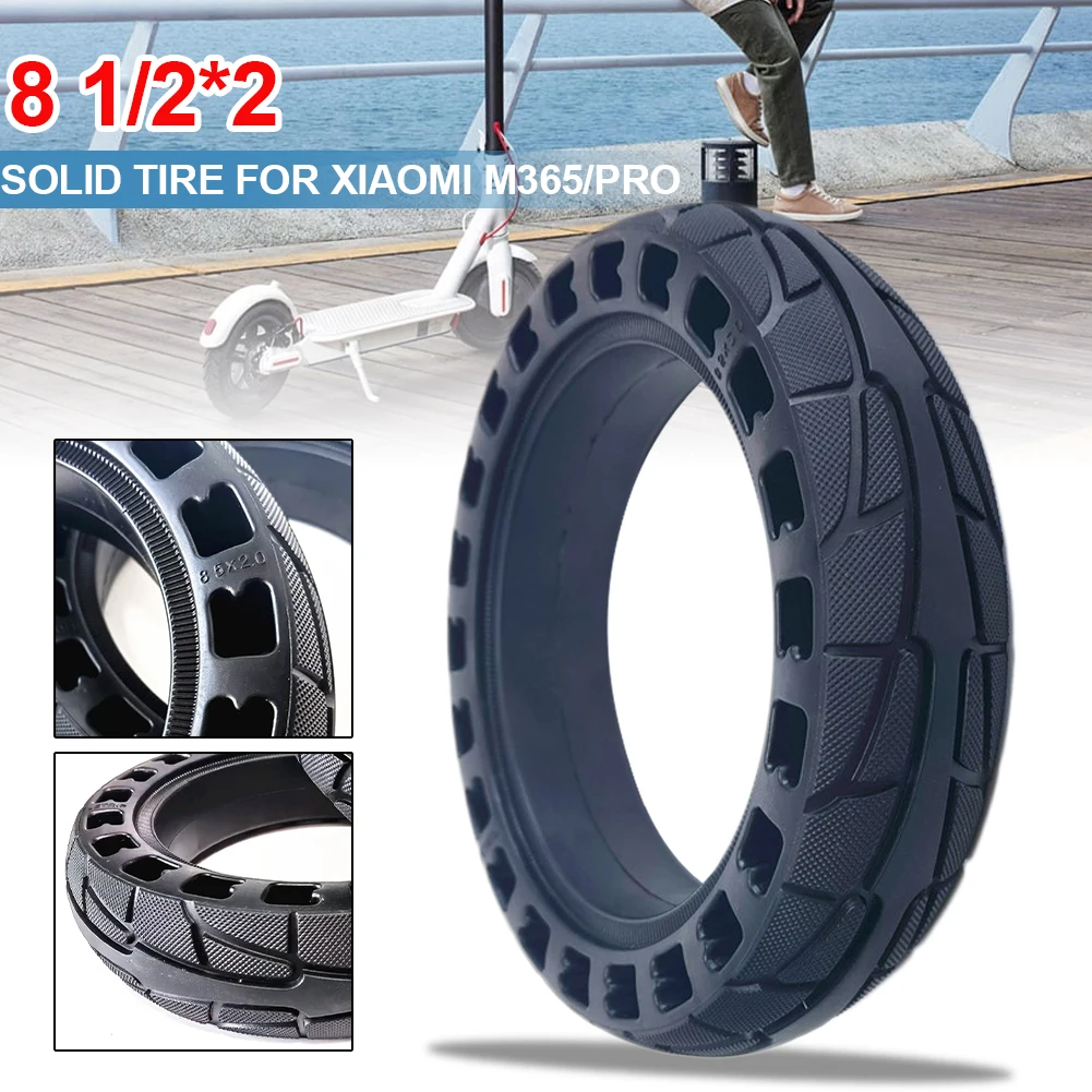 

Durable Updated Scooter Tyre Anti-Explosion Tire Tubeless Hollow Solid Tyre Wheel for Xiaomi Mijia MI Pro M365 Electric Scooter
