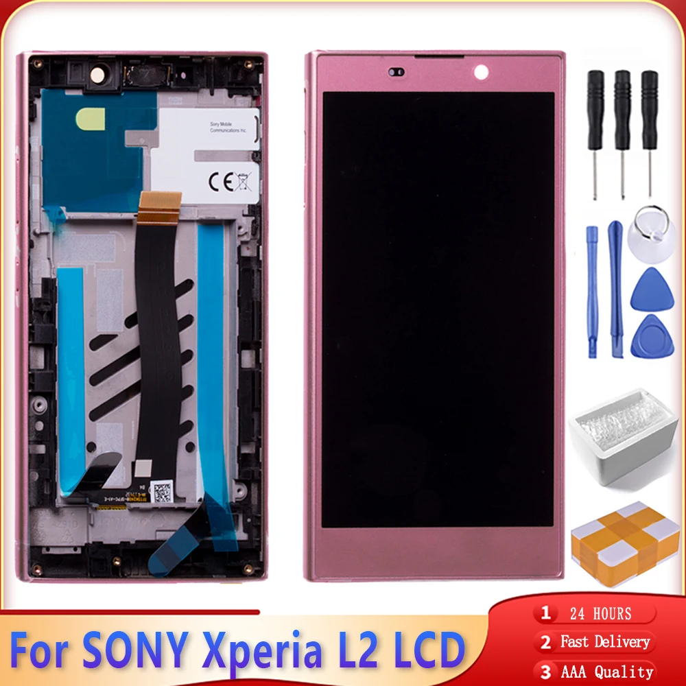 5 &quotдля Sony Xperia L2 ЖК дисплей H3311 H3321 H4311 H4331 сенсорный экран сборка Замена для