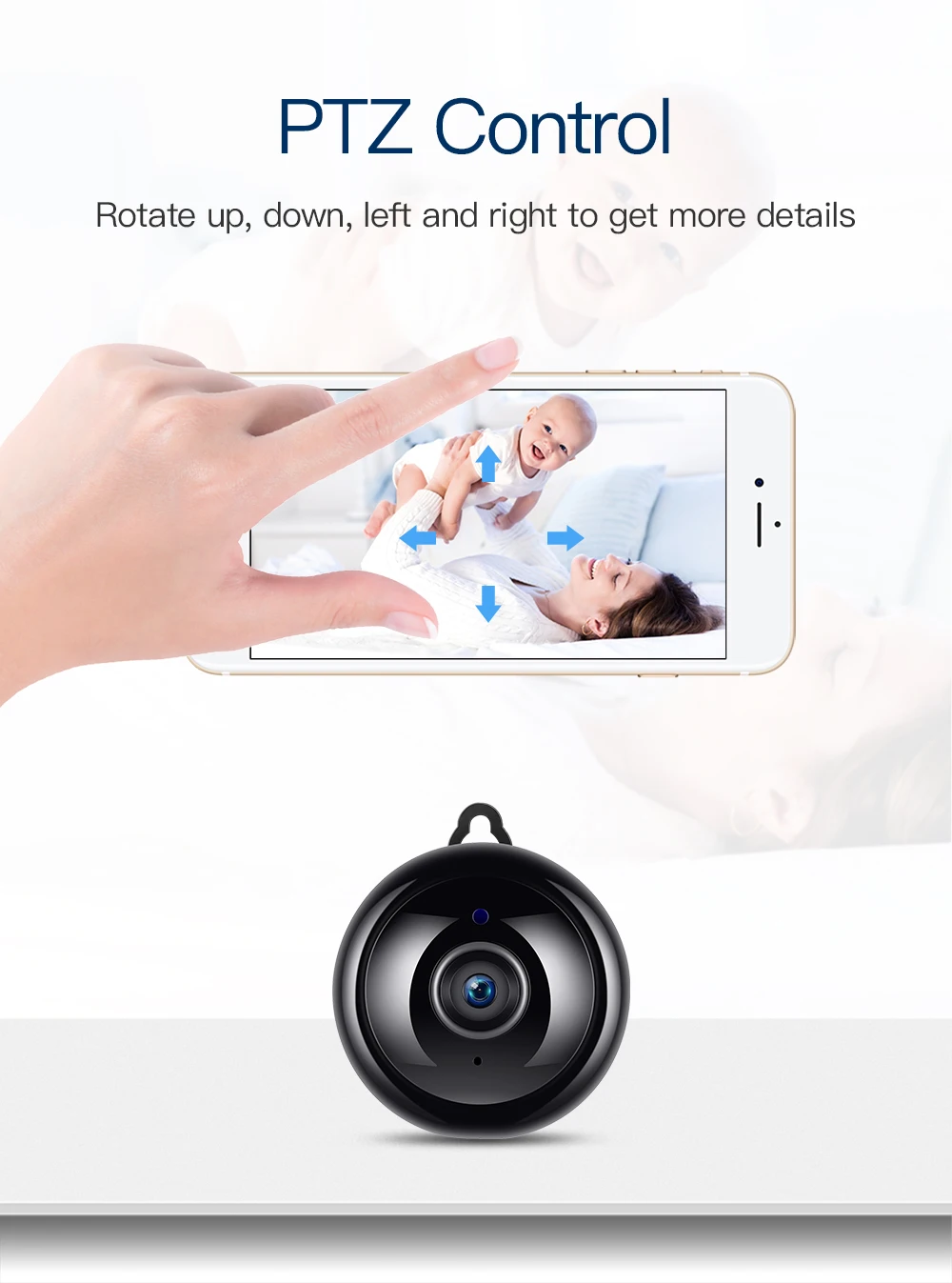 Мини HD 1080p беспроводная wifi ip-камера домашняя камера система безопасности CCTV инфракрасное ночное видение со слотом для sd-карты аудио приложение