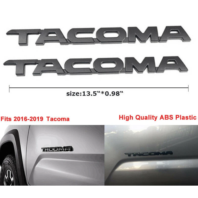 4 шт. набор для Tacoma 4X4 V6 багажник автомобиля дверь багажника значок с эмблемой