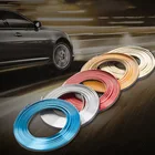 Отделка салона автомобиля, 5 м, декоративная накладка, приборная панель, край двери универсальные автомобильные запчасти, аксессуары для салона автомобиля