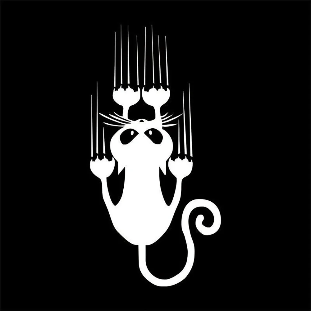 

Beautiful Car Sticker Waterproof Cat Motorcycle Decals Decal Art Pattern KK Vinyl PVC 16cm X 8cm